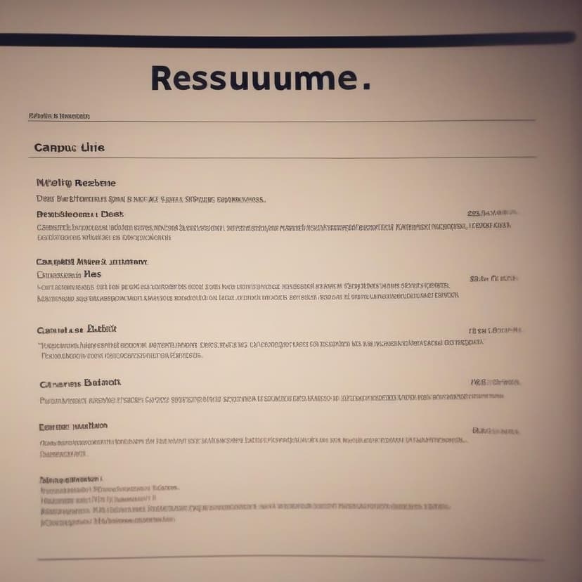 Image for Resumé Update: Campus Placement
